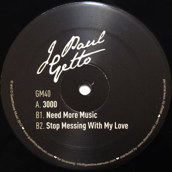 J Paul Getto — Need More Music